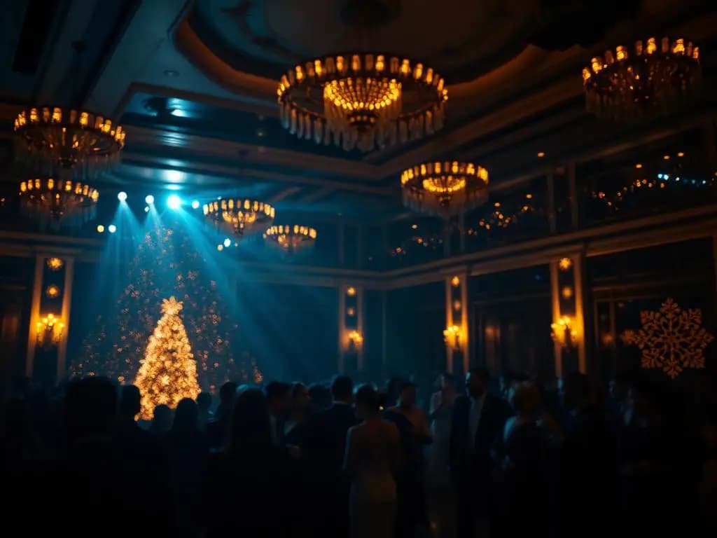 Sala balowa nocą