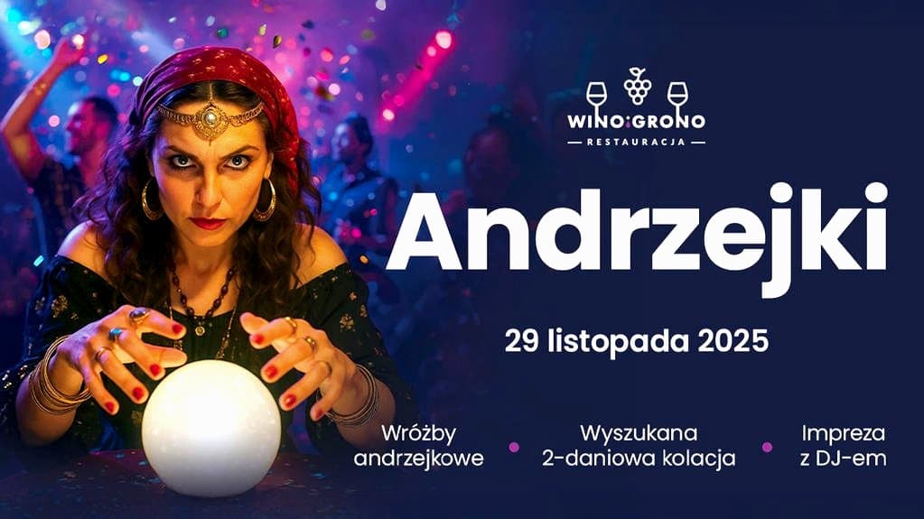 Andrzejki Pełne Tajemnic - Wino i Grono Zielona Góra