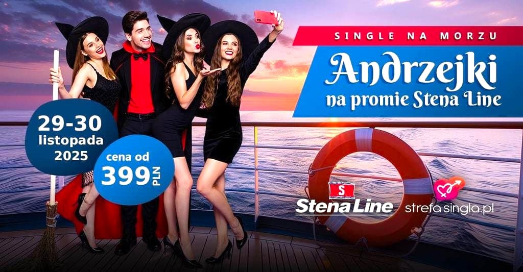Single na morzu: ANDRZEJKI na promie Stena Line