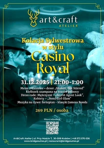 SYLWESTER W STYLU CASINO ROYAL