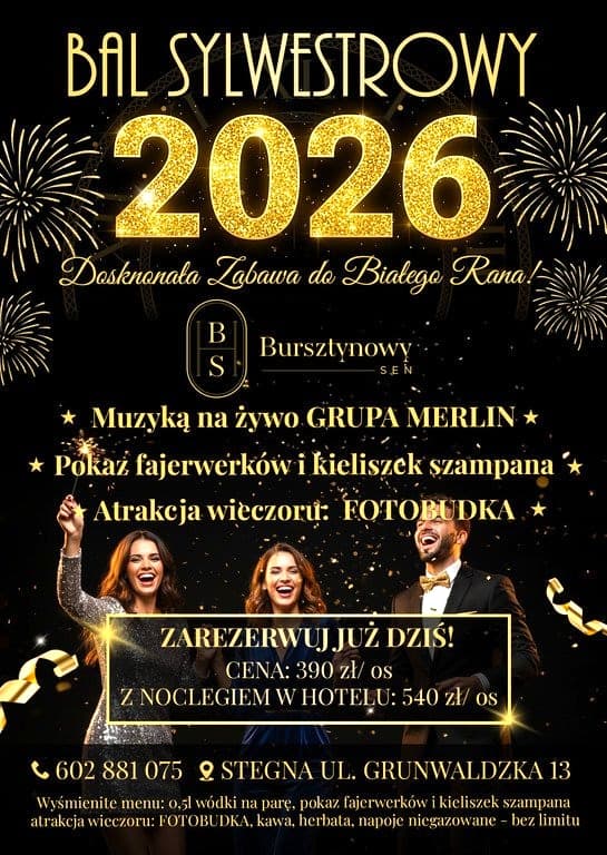 Bal Sylwestrowy nad morzem