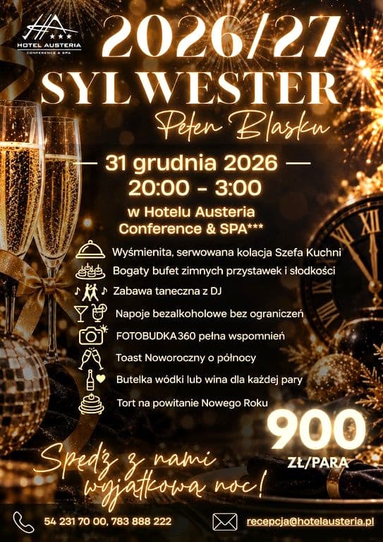 Sylwester 2026/27 Pełen Blasku