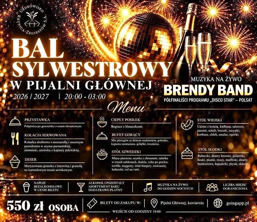 Bal Sylwestrowy w Pijalni Głównej 