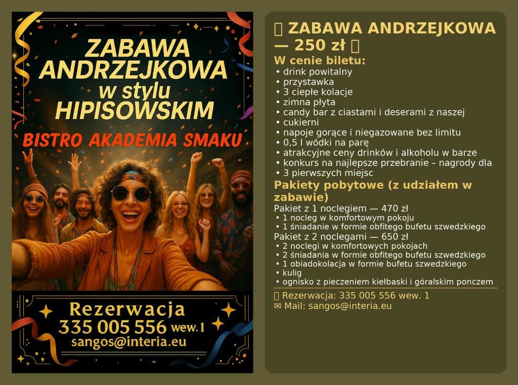Weekend z Andrzejkami w stylu hipisowskim — zdjęcie 1