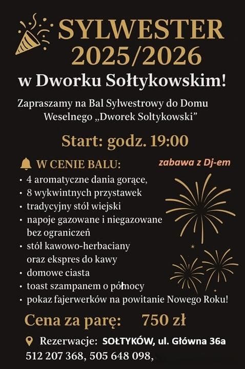 SYLWESTER NA 2025/2026 !!! — zdjęcie 1