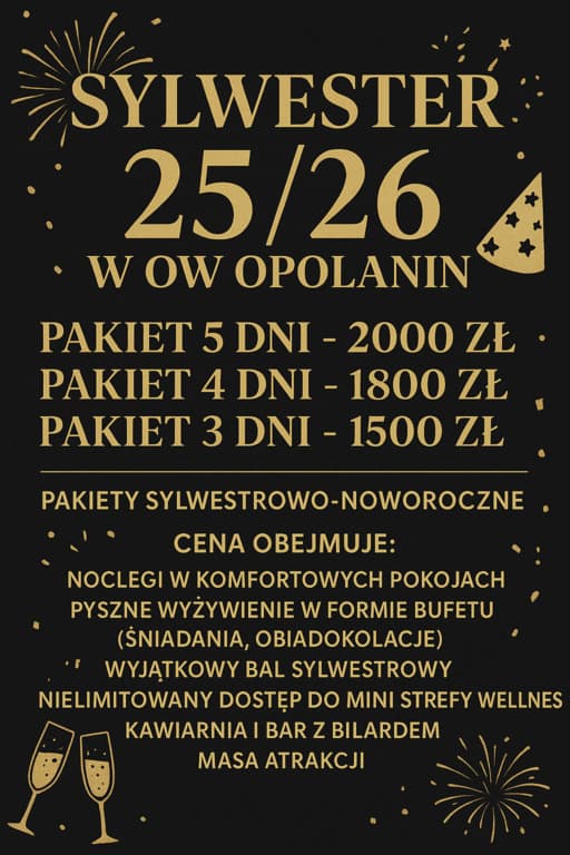 SYLWESTER NAD MORZEM - OPOLANIN (2-5 dni)  — zdjęcie 1