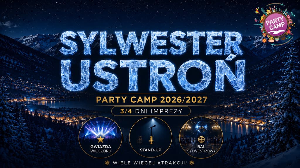 Sylwester z Balem i bogatym menu w Ustroniu dla Singli, Par, Studentów  — zdjęcie 1