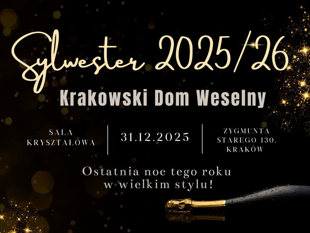 Elegancki Bal Sylwesterowy 2025/26 w Krakowskim Domu Weselnym — zdjęcie 1