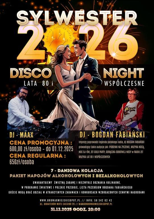 Sylwester z DJ- Bogdanem Fabiańskim  Legenda Polskiego Radia  — zdjęcie 1
