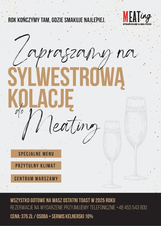 Kolacja sylwestrowa na Mokotowie — zdjęcie 1
