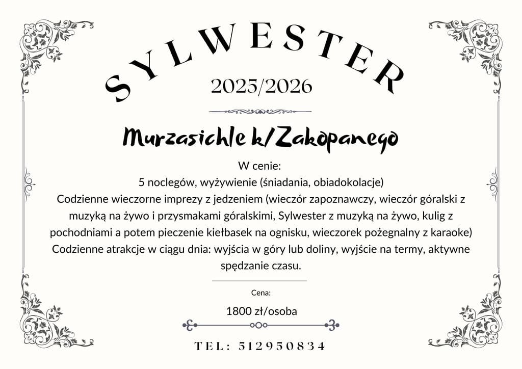 Sylwester dla Singli w Tatrach! Aż 5 dni! Najlepszy program! — zdjęcie 1