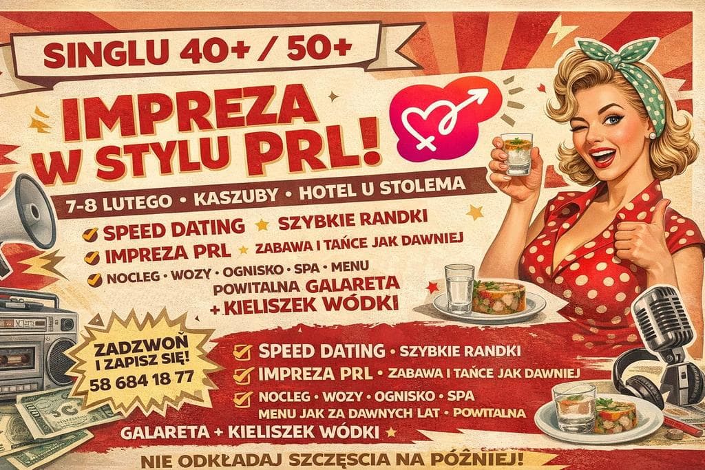 PRL karnawał PARTY dla SINGLI na Kaszuba — zdjęcie 1
