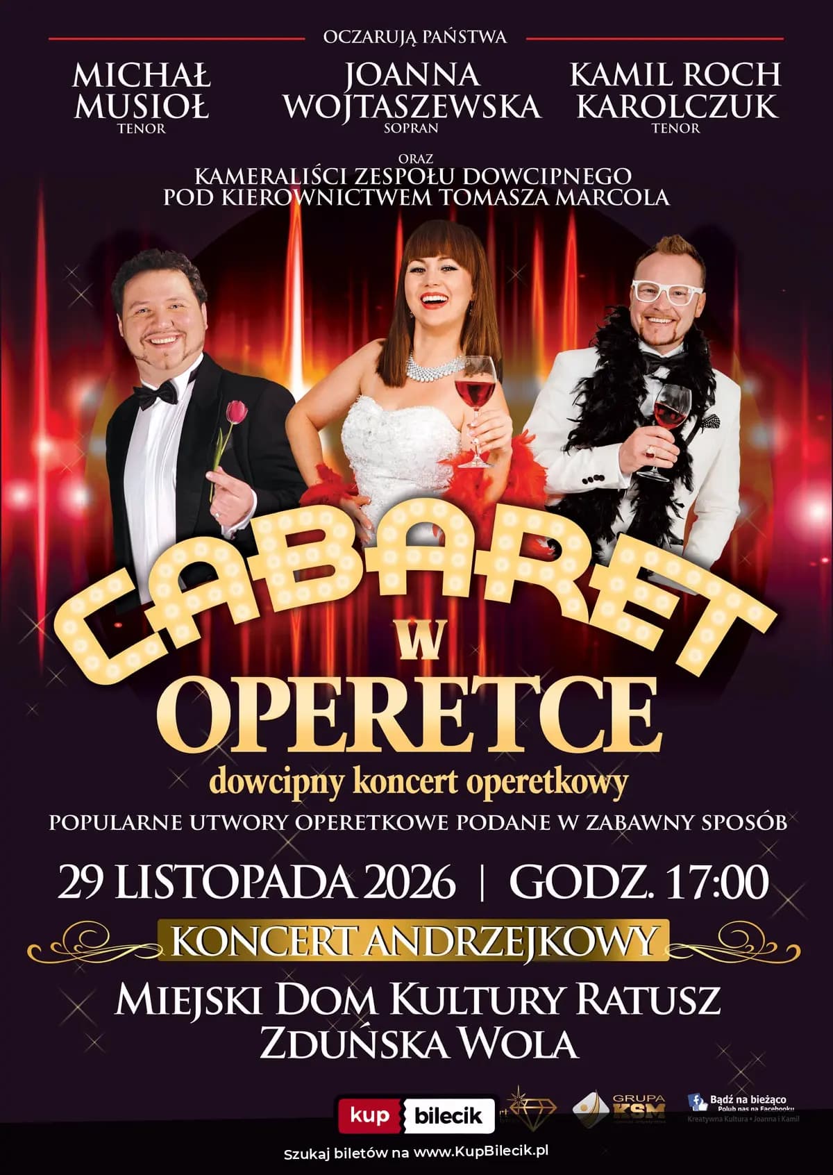 "Cabaret w Operetce" - Operetka, jakiej jeszcze nie było! KONCERT ANDRZEJKOWY! — zdjęcie 1