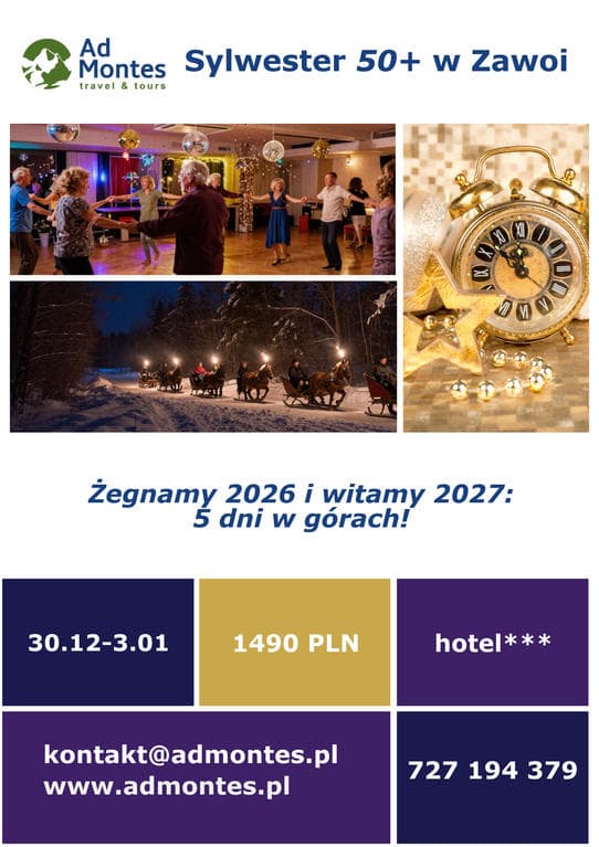 Sylwester 50 + w górach, bal, noclegi, wyżywienie, narty, lodowisko — zdjęcie 1