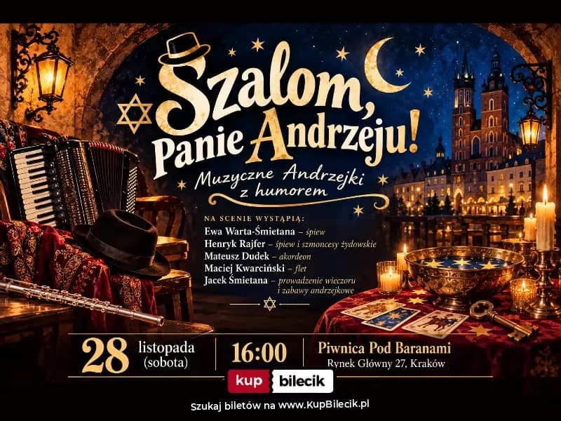 Szalom, Panie Andrzeju! Muzyczne Andrzejki z humorem — zdjęcie 1