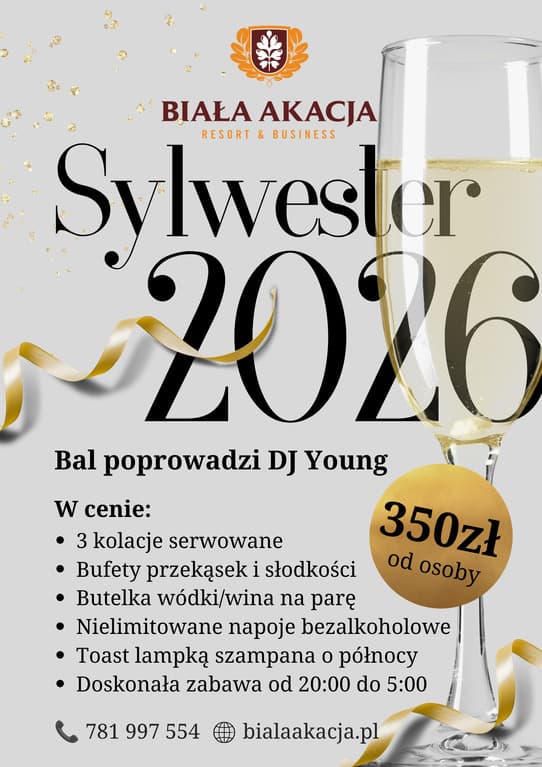 Bal Sylwestrowy w Białej Akacji obok Prudnika — zdjęcie 1