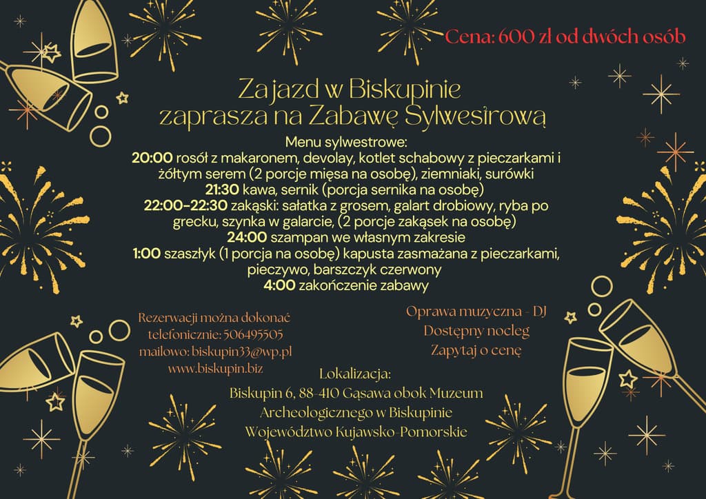 Sylwester w Zajeździe w Biskupinie — zdjęcie 1