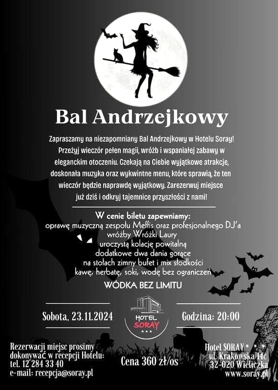 Bal Andrzejkowy w Hotelu SORAY