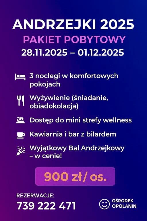 OW OPOLANIN - PAKIET ANDRZEJKOWY (3 dni)