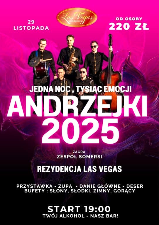Bal Andrzejkowy w Rezydencji Las Vegas