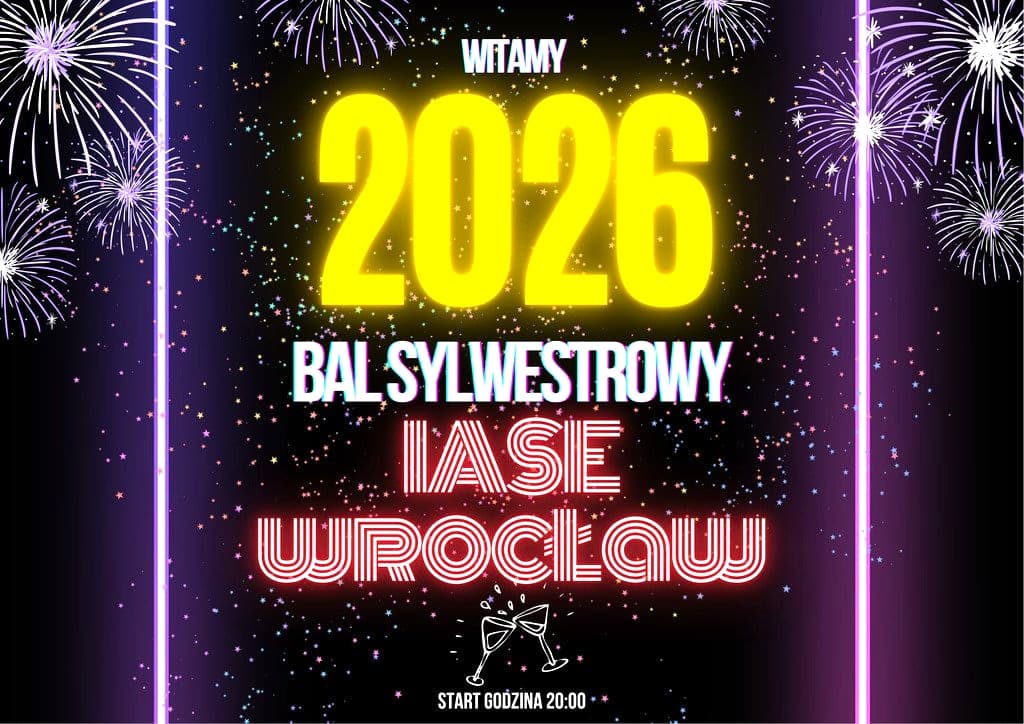 Bal Sylwestrowy w sali bankietowej IASE (obok Hali Stulecia)