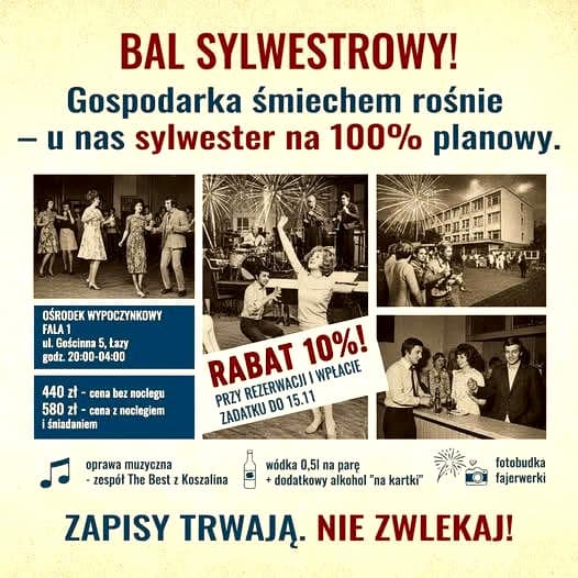 Sylwerter w stylu PRL na Fali 1 w Łazach k. Mielna