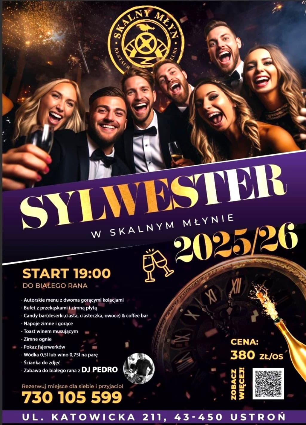 Sylwester 2025/26 w Skalnym Młynie
