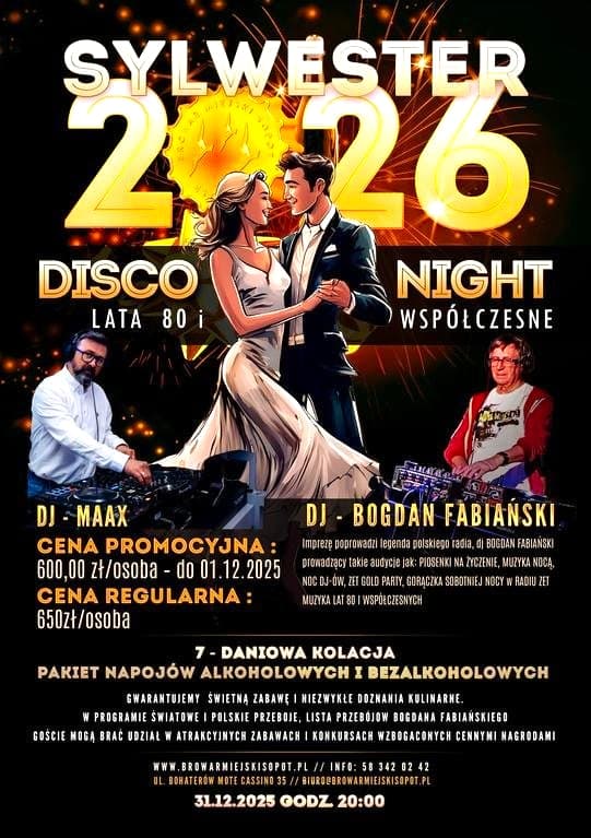 Sylwester z DJ- Bogdanem Fabiańskim Legenda Polskiego Radia
