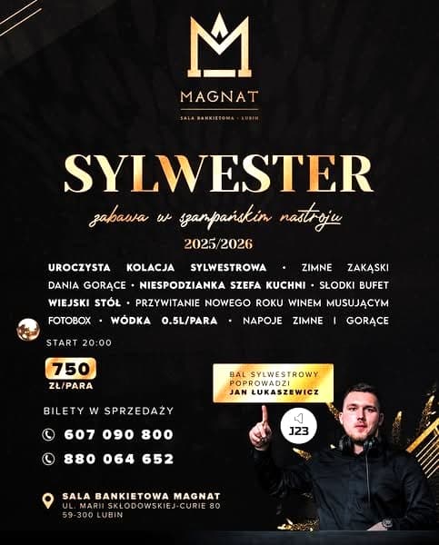 Sylwester w Sala Weselnej Magnat