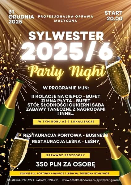 Wystrzałowy Sylwester w Gliwicach