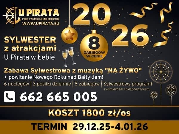 Sylwester z atrakcjami U Pirata