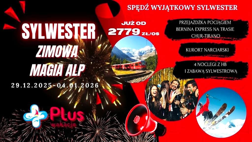 Zimowa magia Alp: Sylwester w Val di Sole i Bernina Express