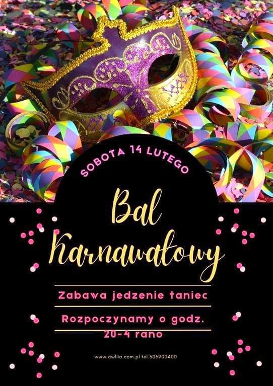 Bal Karnawałowy Walentynki 2026 w Avilla