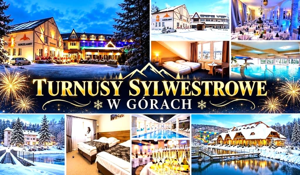 Turnus sylwestrowy w Górach Opawskich z balem i atrakcjami (baseny, sauna)